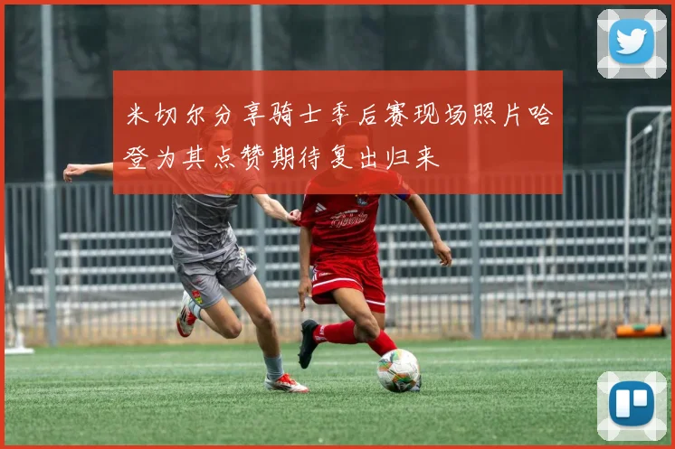 米切尔分享骑士季后赛现场照片哈登为其点赞期待复出归来